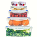 24–48 Piece Airtight Food Storage Container Set with Secure Lids for Pantry, Travel & Kitchen Organization