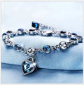 Heart Of The Ocean Crystal Bracelet Fashion Jewelry